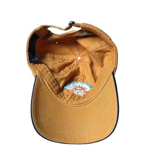 Power Trip Energy Orange Green Adjustable Cap Hat Lid Sunshine Vintage - Picture 7 of 8